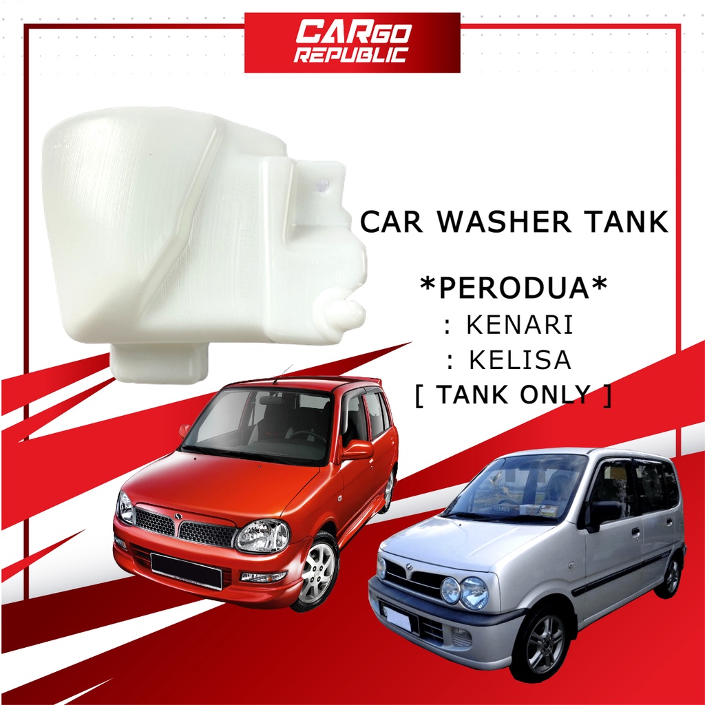 Perodua Kenari Kelisa Washer Wiper Tank Bottle ( 2Hole ) Windshield