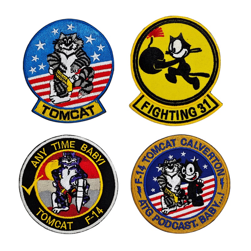 Patch Tattico Militare F-14 Tomcat – Altimetro Di Volo – Ricamo Originale US - Foto 1