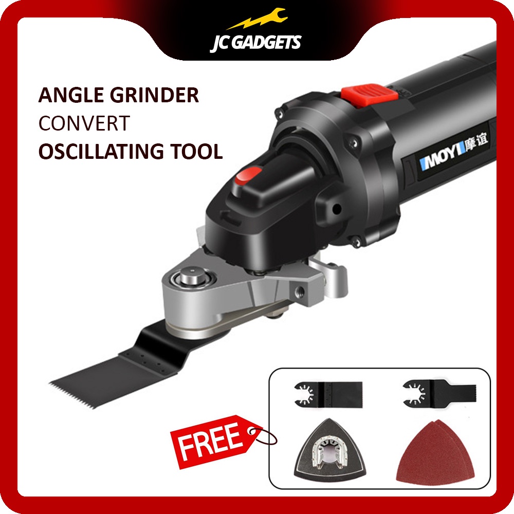 Angle Grinder 100 Conversion Kit Tool Adapter Oscillating Multitool / Renovator Trimmer Home