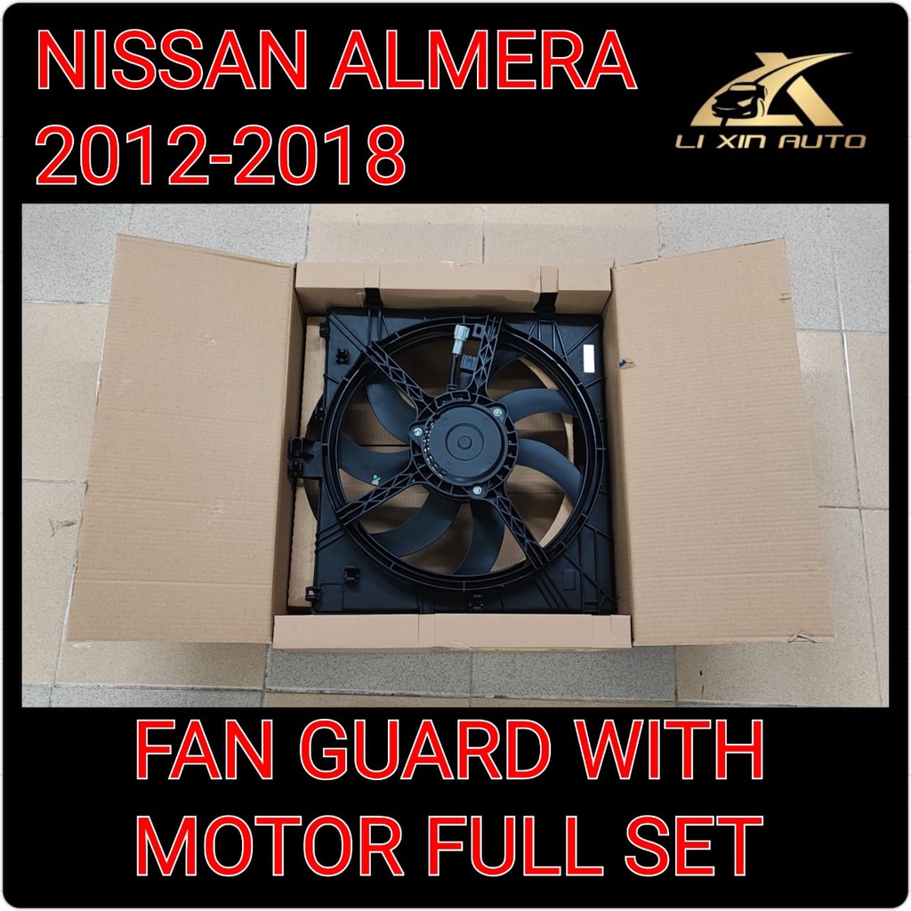 NISSAN ALMERA 20122018 RADIATOR FAN GUARD WITH FAN MOTOR FULL SET