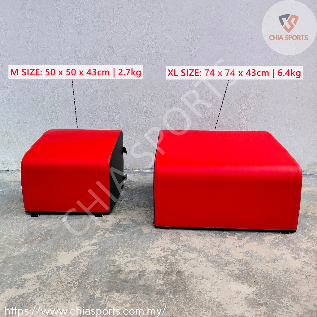 Hip Thrust Box Glute Bench Plyometric Stool Resistance Band Barbell ...