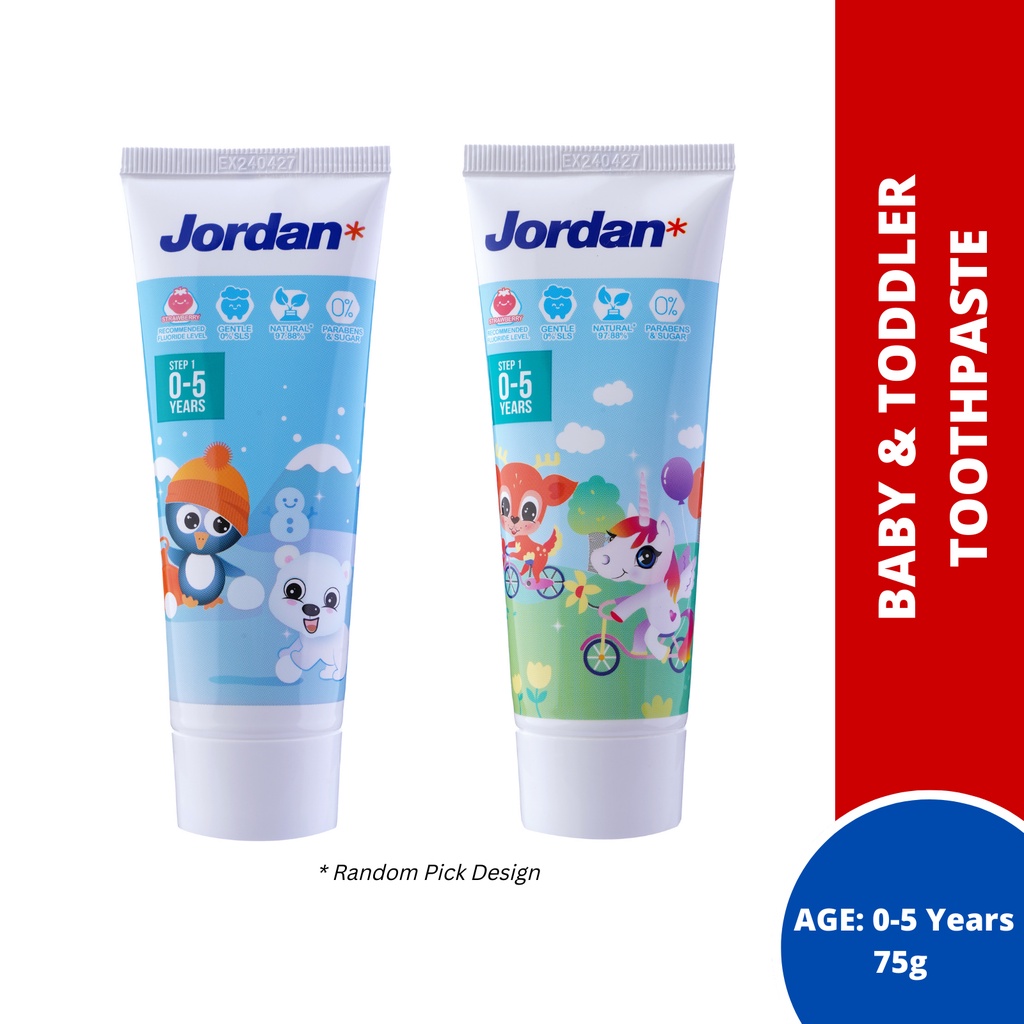 Jordan Kids Toothpaste Baby & Toddler/Children (75g) | Shopee Malaysia
