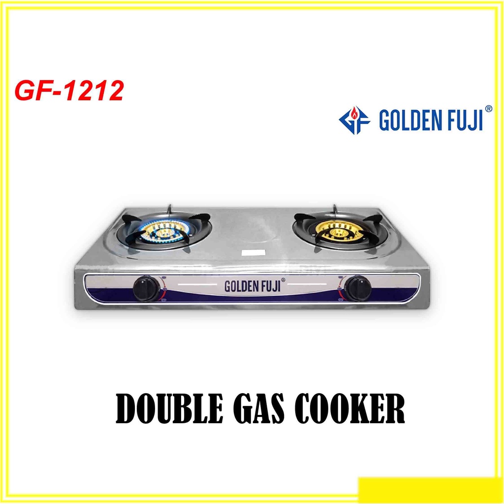 Golden Fuji Gf Double Gas Cooker Sirim Shopee Malaysia