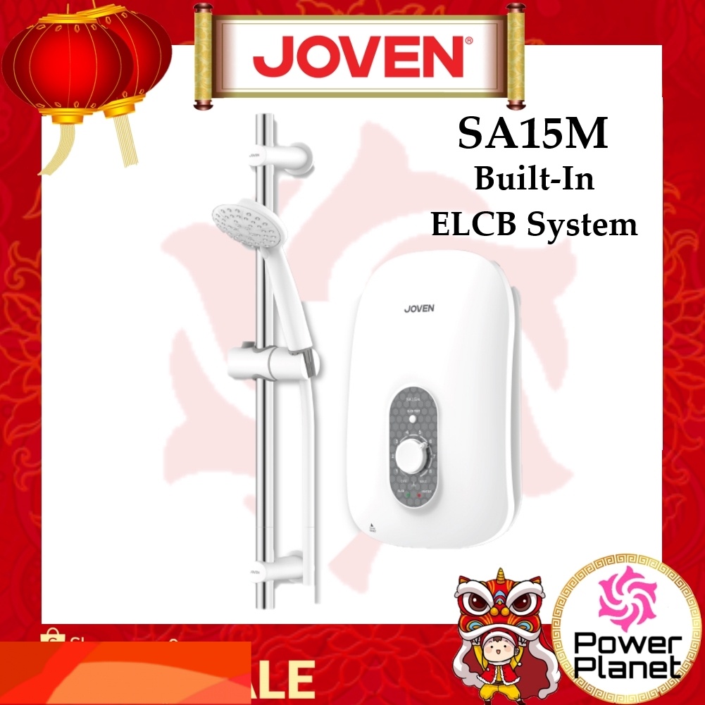Joven Instant Water Heater With BuiltIn ELCB System SA15M WHITE