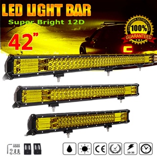 CO LIGHT 4-Rows Super Bright 12D Barra Led 4x4 Offroad 44 100000LM Led  Light Bar combo for Car SUV 4WD Tractor LED Work Light