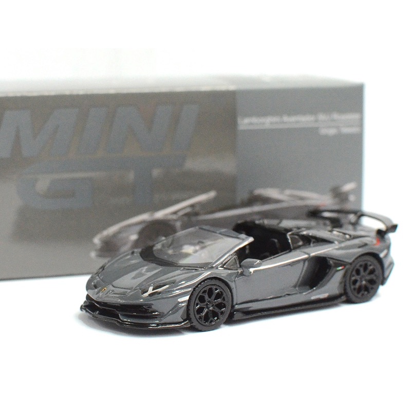 (NOT SEALED FOC PROTECTOR) MINI GT 1/64 #425 LAMBORGHINI AVENTADOR SVJ ...