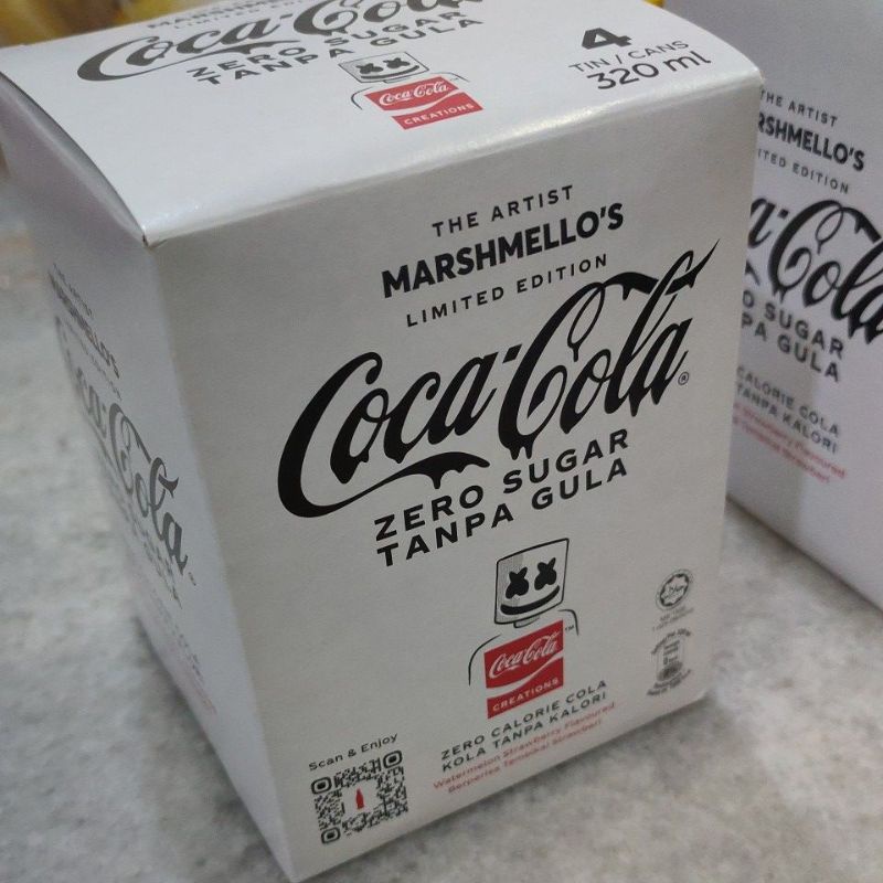 CocaCola The Artist Marshmello's Limited Edition Shopee Malaysia