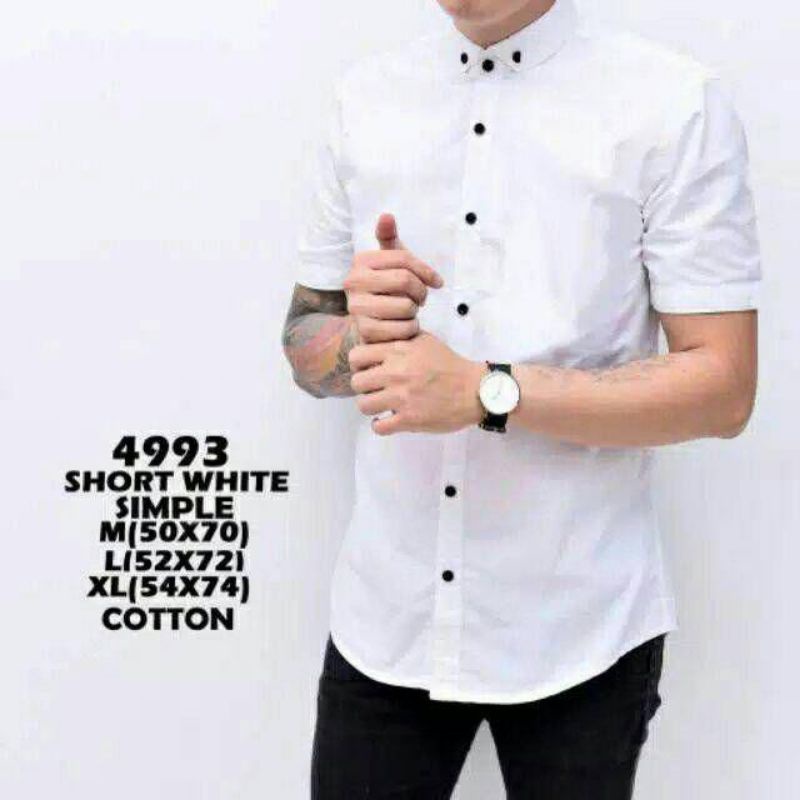 KEMEJA PUTIH PRIA White Shirt Long Sleeve White Shirt Men White Long