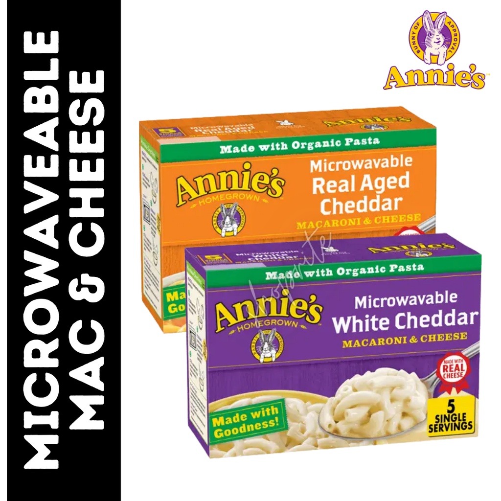 Annie's Microwavable Macaroni & Cheese / White Cheddar / Real Aged