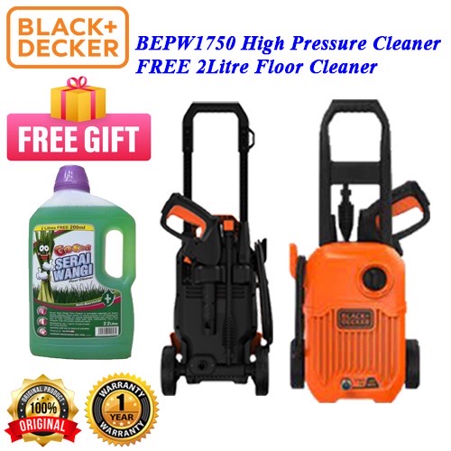 BLACK & DECKER BEPW1750 1500W 120BAR PRESSURE CLEANER