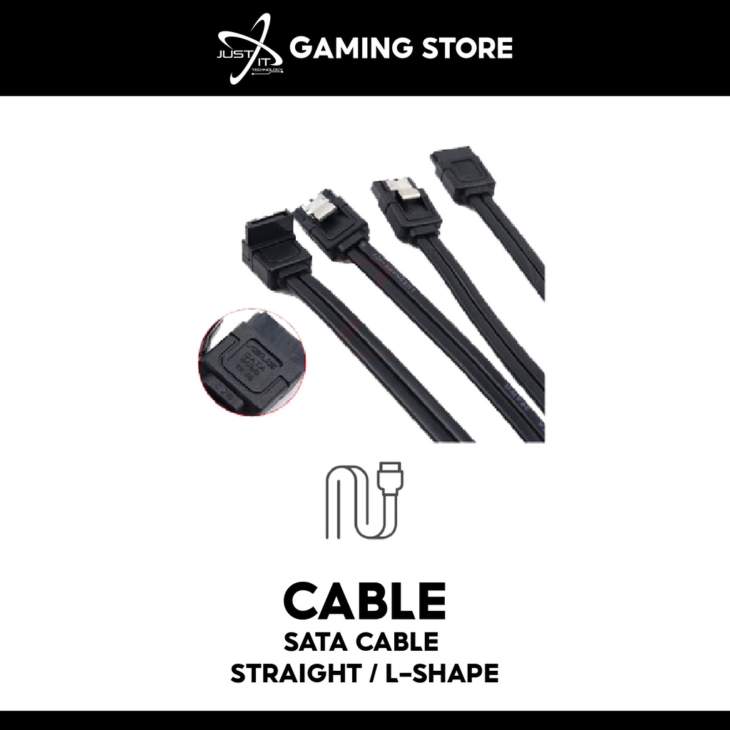 SATA CABLE FOR HDD / SSD ( STRAIGHT / LSHAPE ) Shopee Malaysia