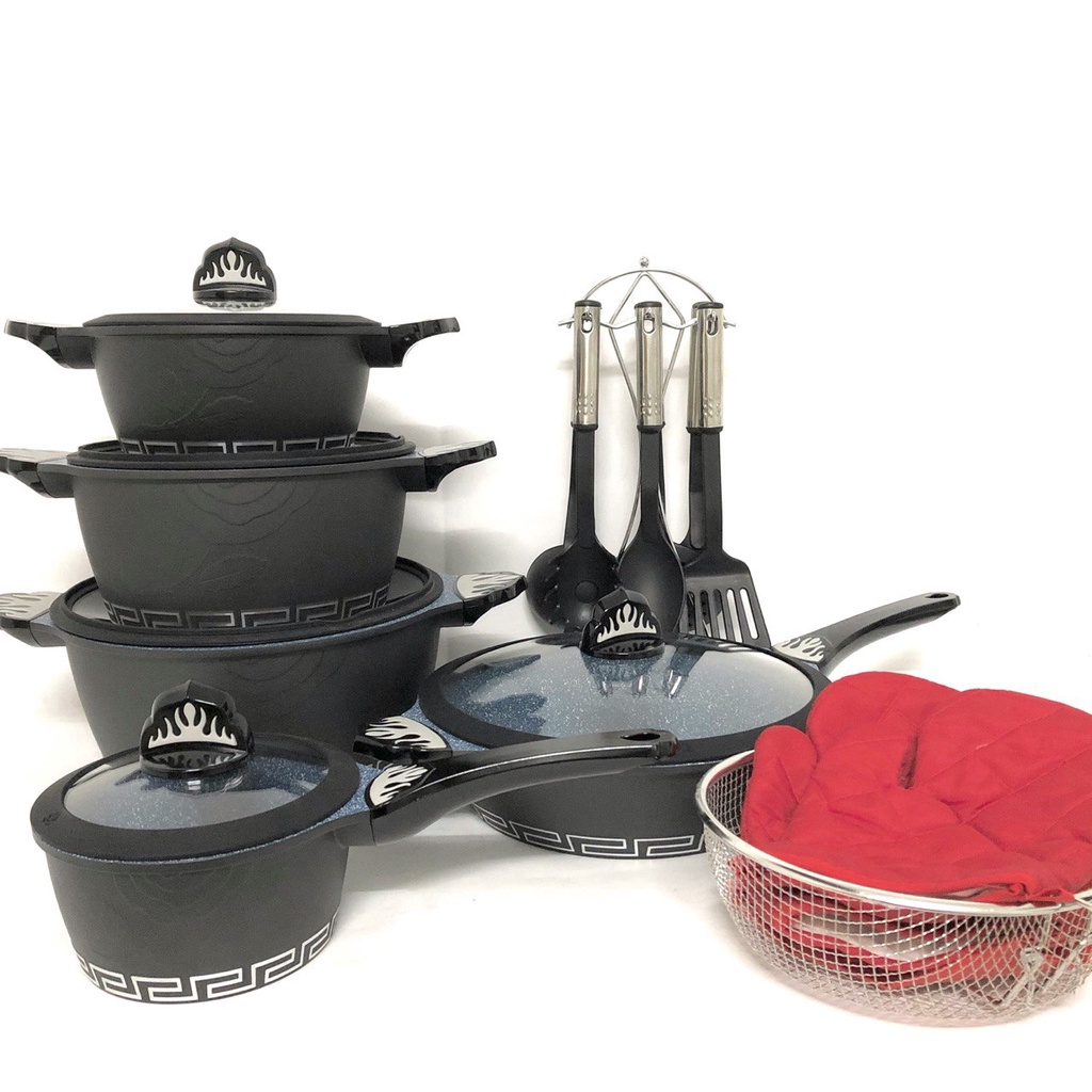 (Ready Stock!!) EIS K&I Germany 12pcs Non Stick Granite Ceramic