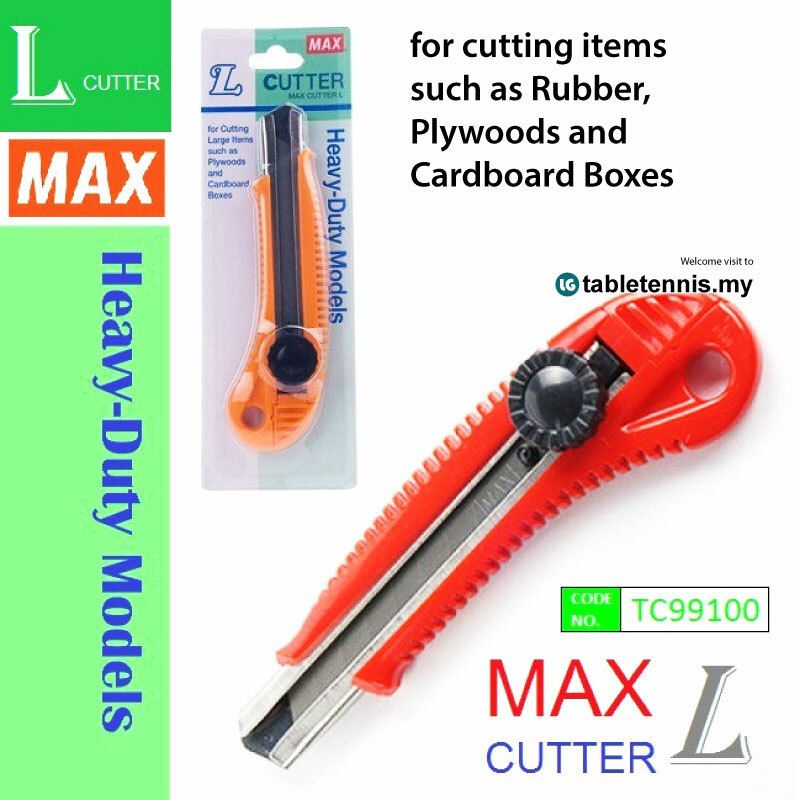 Max Heavy-Duty Cutter L Suitable to cut table tennis rubber | Shopee ...
