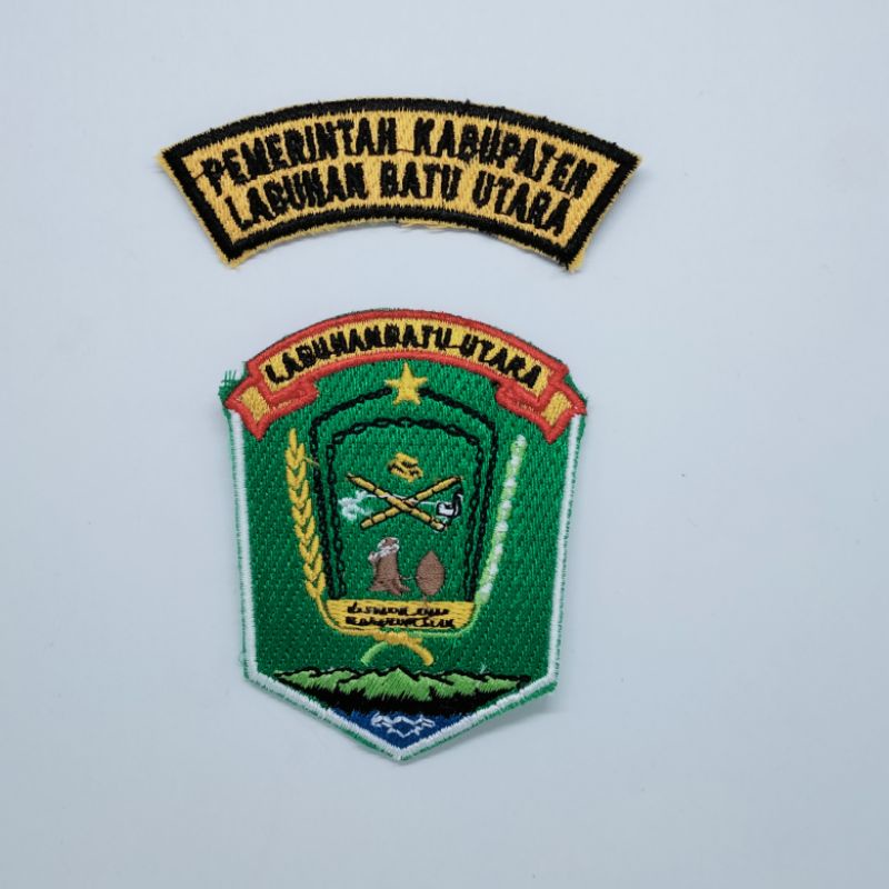 Labuhanbatu Utara Regency Embroidery Logo Begde Badge Logo Emblem Patch 