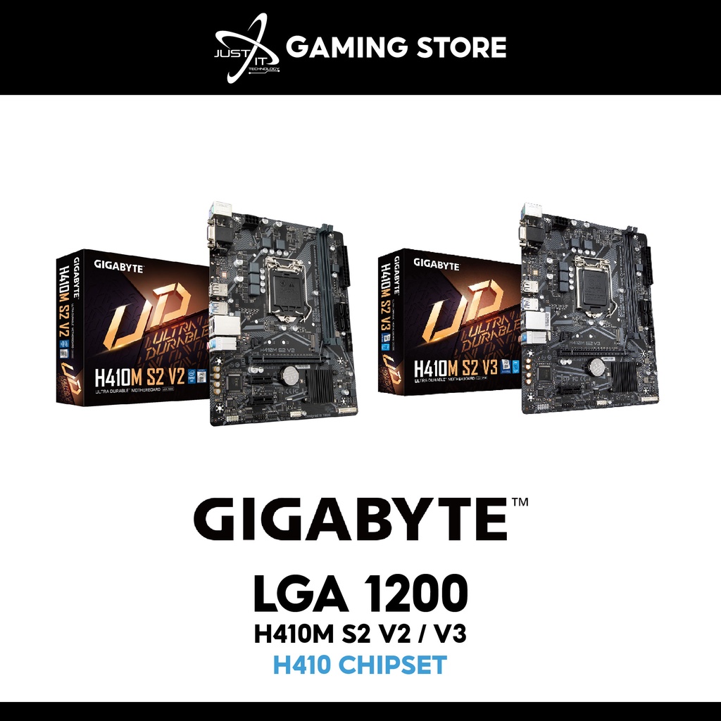 GIGABYTE H410M S2 V2 / V3 INTEL LGA1200 MOTHERBOARD COMBO INTEL G6405