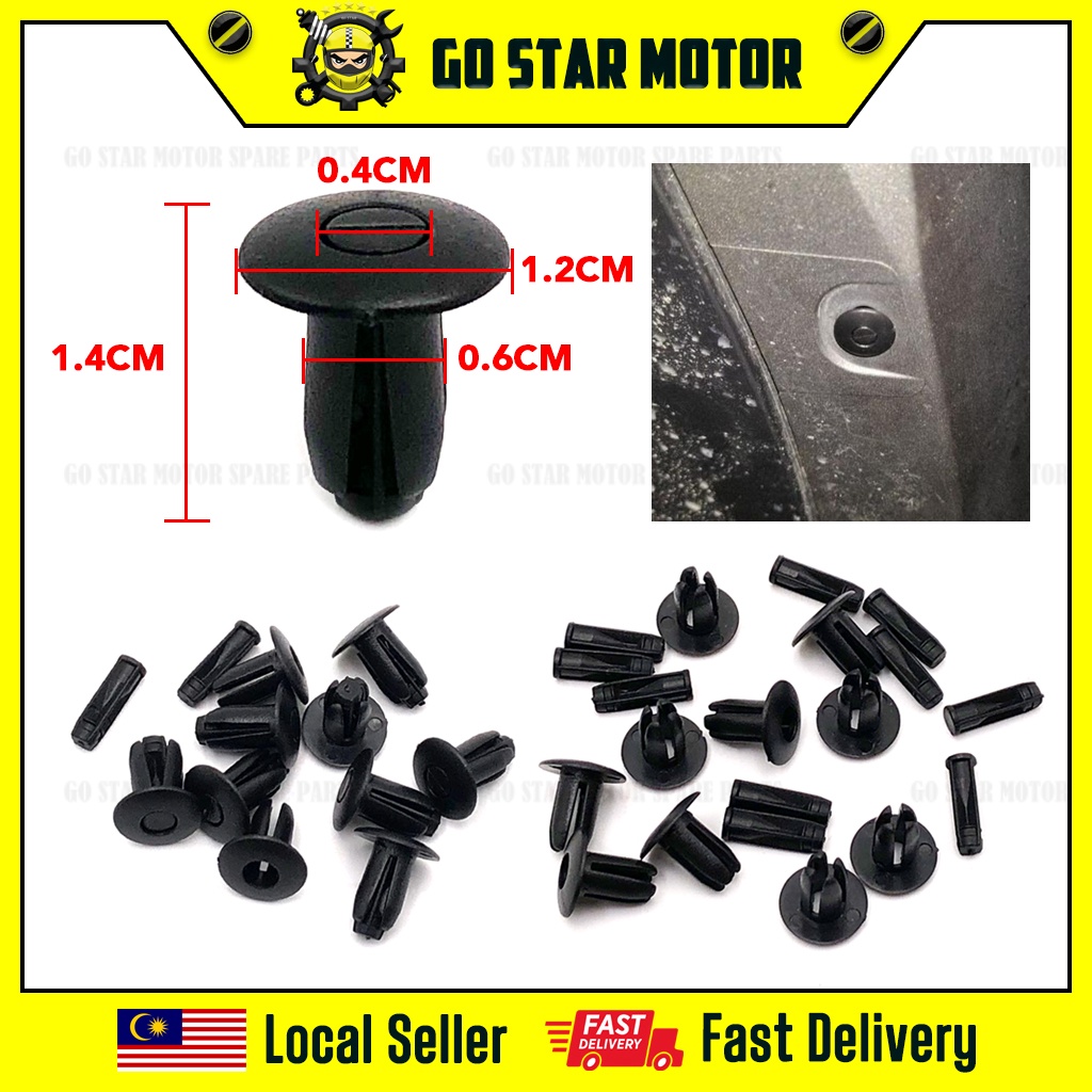 BODY COVER SET CLIP RIVET CLIP PIN Y15 R25 R15 RS150 LC135 NVX NMAX ...
