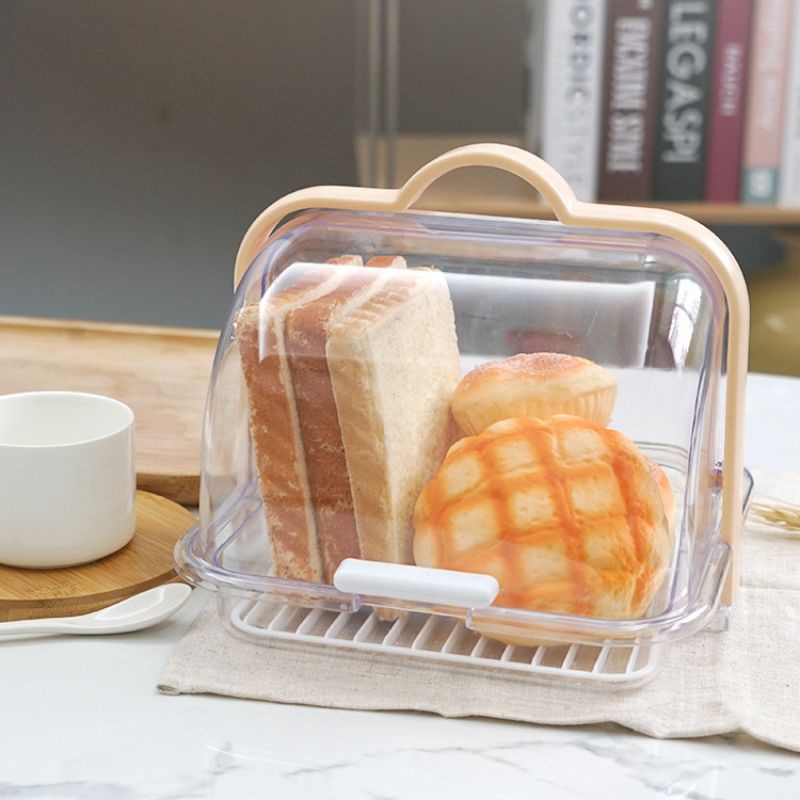 【READY STOCK】HAHO Bread Storage Box Transparent Cover Multipurpose ...