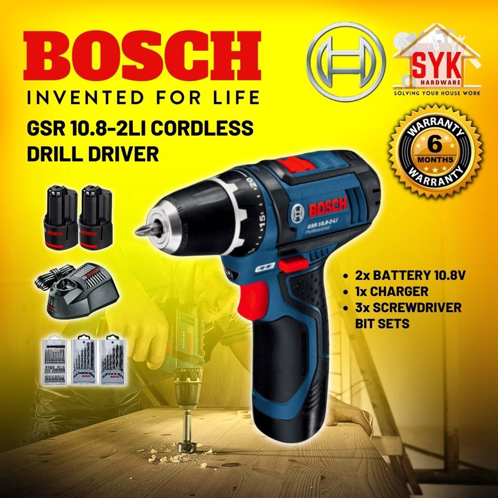 Bosch i best sale driver 10.8 volt