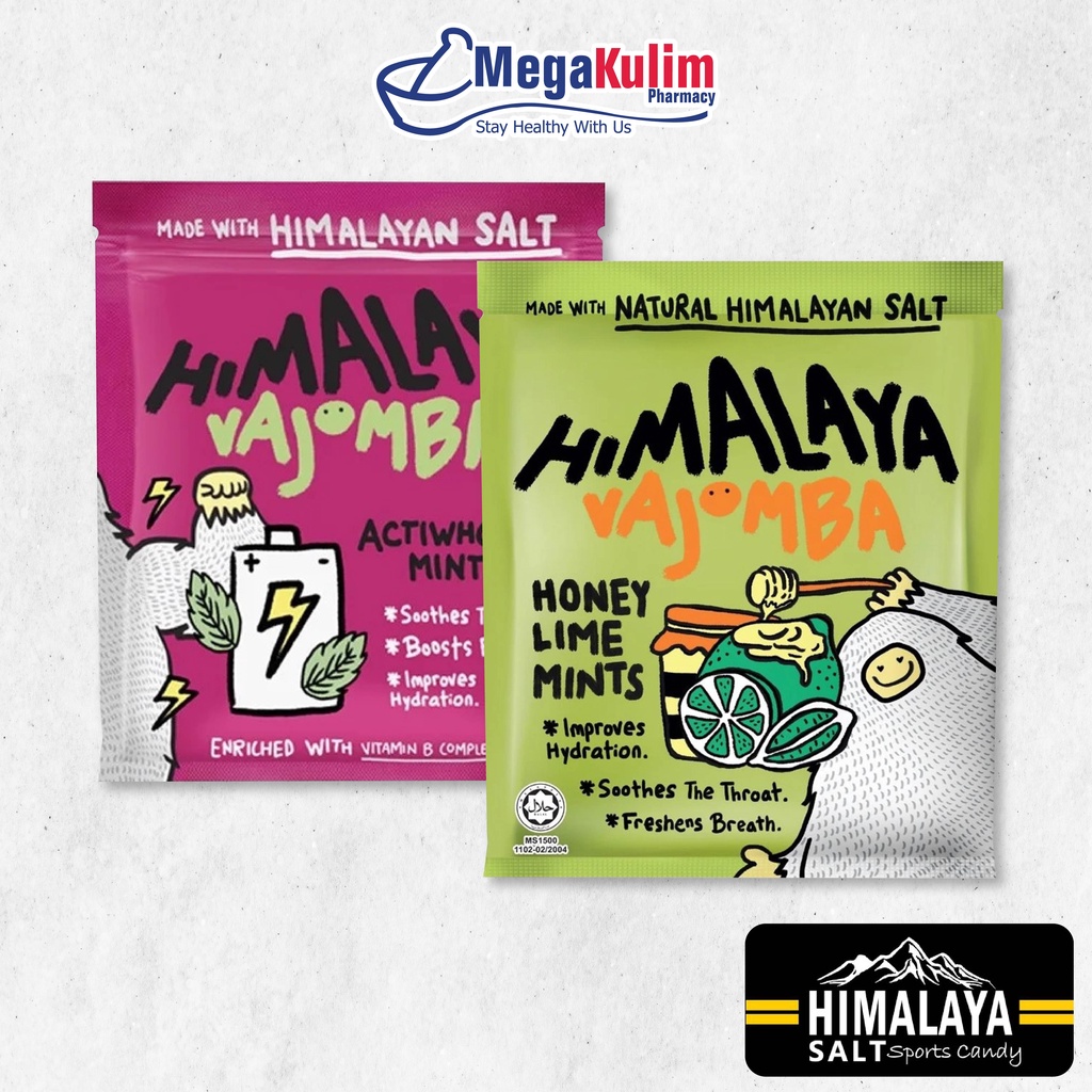 Himalaya Vajomba Actiwhoosh Mints/ Honey Lime Mints 15g Shopee Malaysia