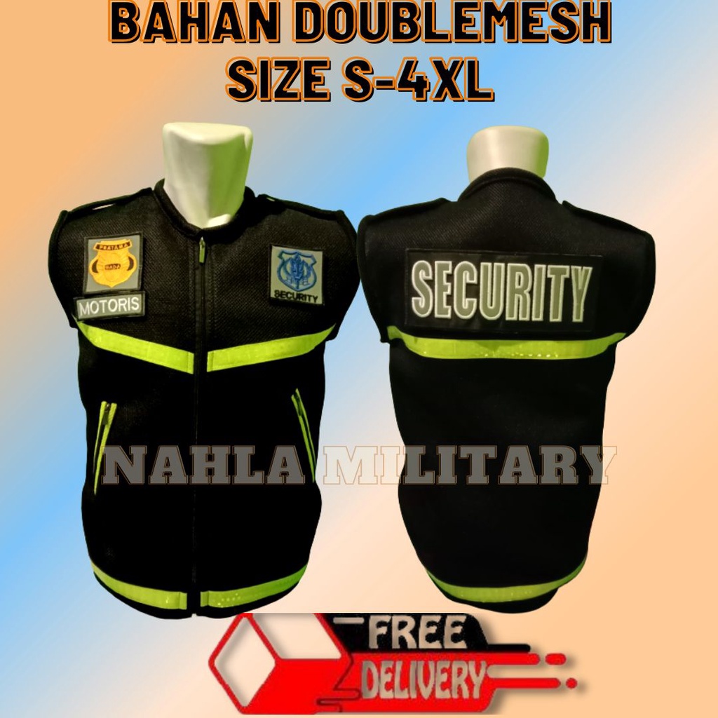 Men's Black, Silky Belted, Back Vest