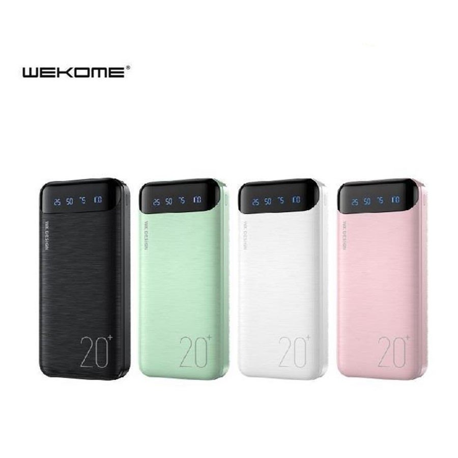 Wekome Wk Design Wp-163 20000mAh Power Bank 2.1A Portable Minre Digital ...