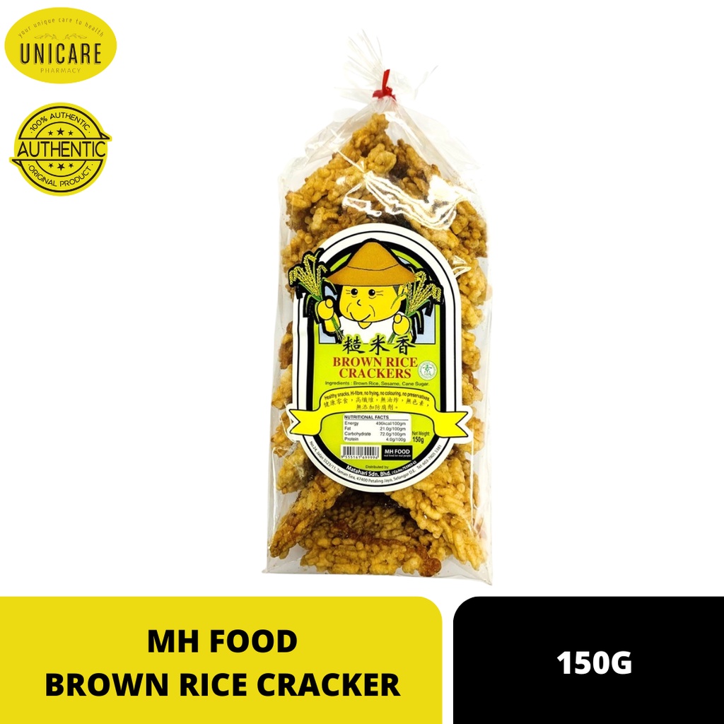 MH FOOD BROWN RICE CRACKER 150G | Shopee Malaysia