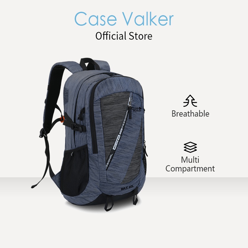 Case Valker MAX 40L Outdoor Nylon Backpack Hiking Bag | Shopee Malaysia