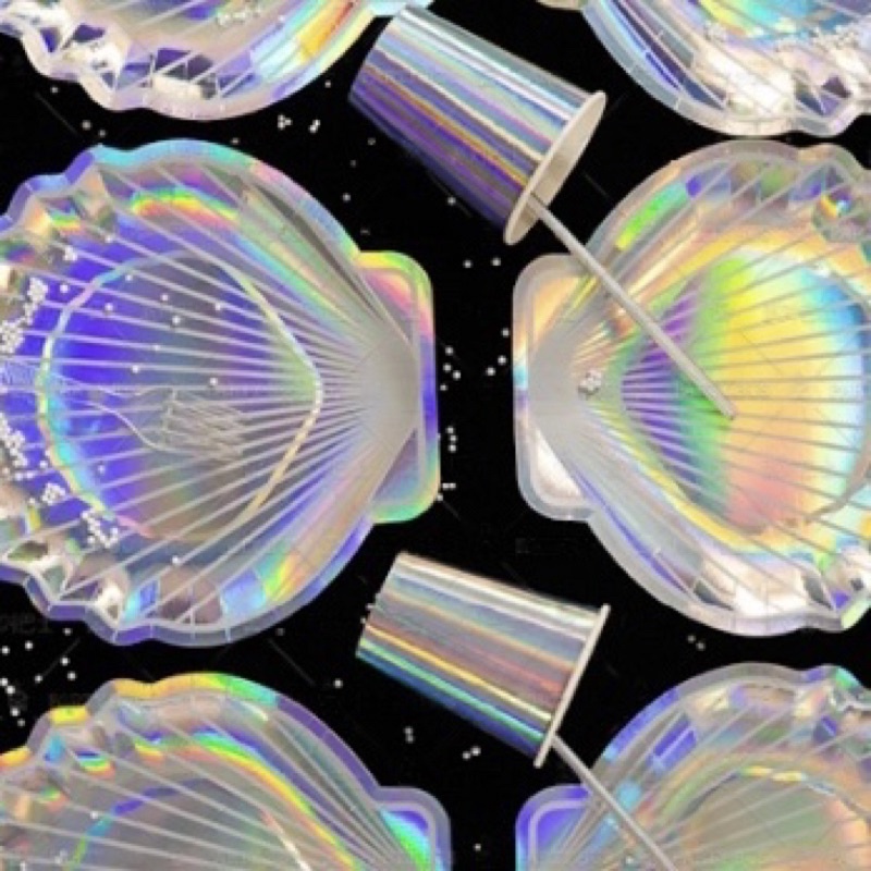 [M'sia Ready Stock] 40pcs Shell Mermaid Party Disposable Kid Birthday ...