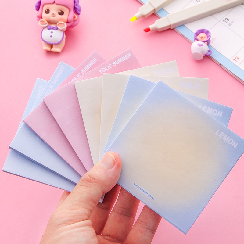 Gradie Color Note Stickers / Memo Note Stickers | Shopee Malaysia