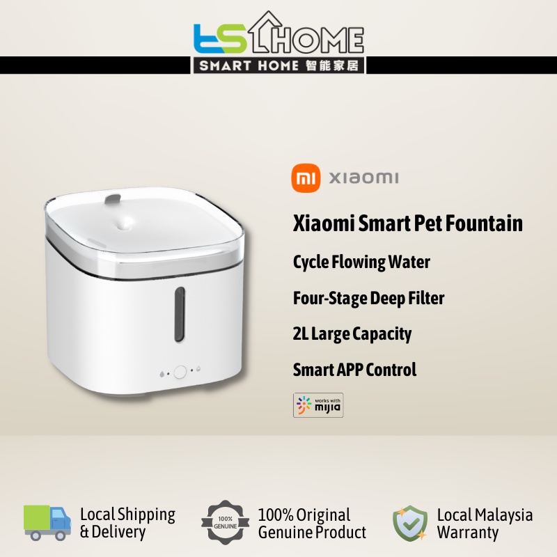 Xiaomi Mijia Smart Pet Drinking Water Dispenser 2L XWWF01MG Electric ...