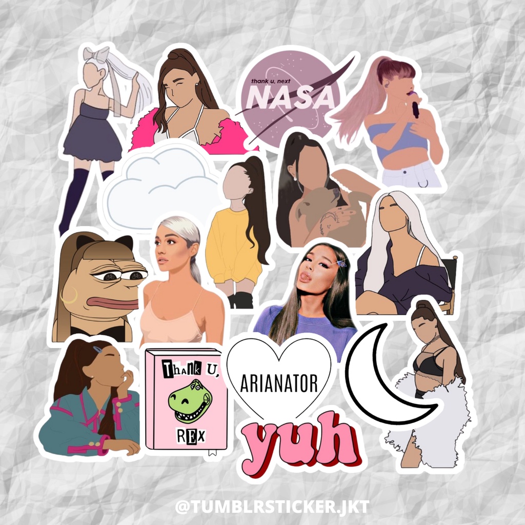 GRANDE Ariana Grade TUMBLR STICKER 0.3 | Tumblr LAPTOP STICKER ...