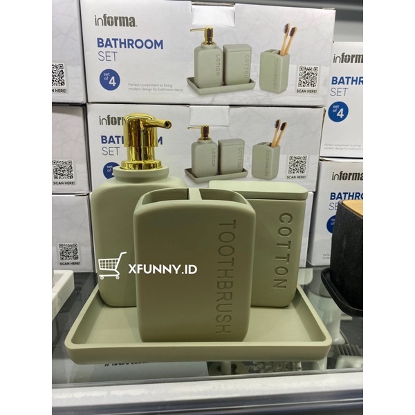 Informa BATHROOM EQUIPMENT BATHROOM SET TOOTHBRUSH STANDING HOLDER ...