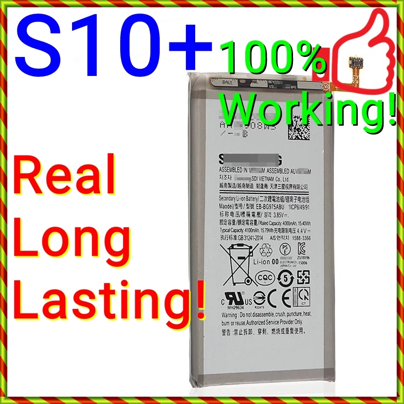 (Fast Charging) NEW ORI Long Lasting Stable Battery EB-BG975ABU for ...