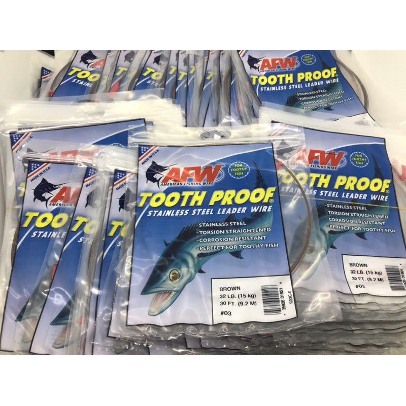 AFW Tooth Proof Stainless Steel Leader Wire Single Strand Shopee Malaysia