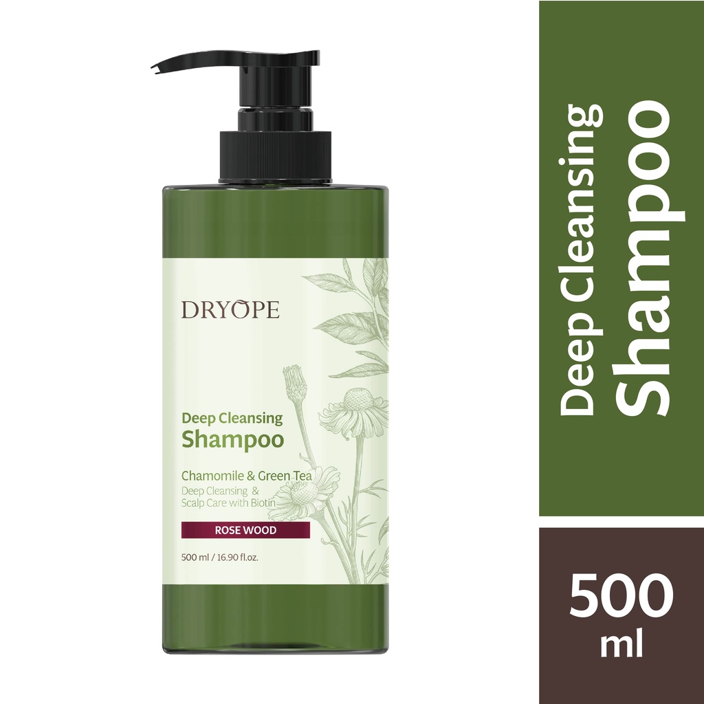 DRYOPE Deep Cleansing Shampoo Rose Wood 500ml Shopee Malaysia