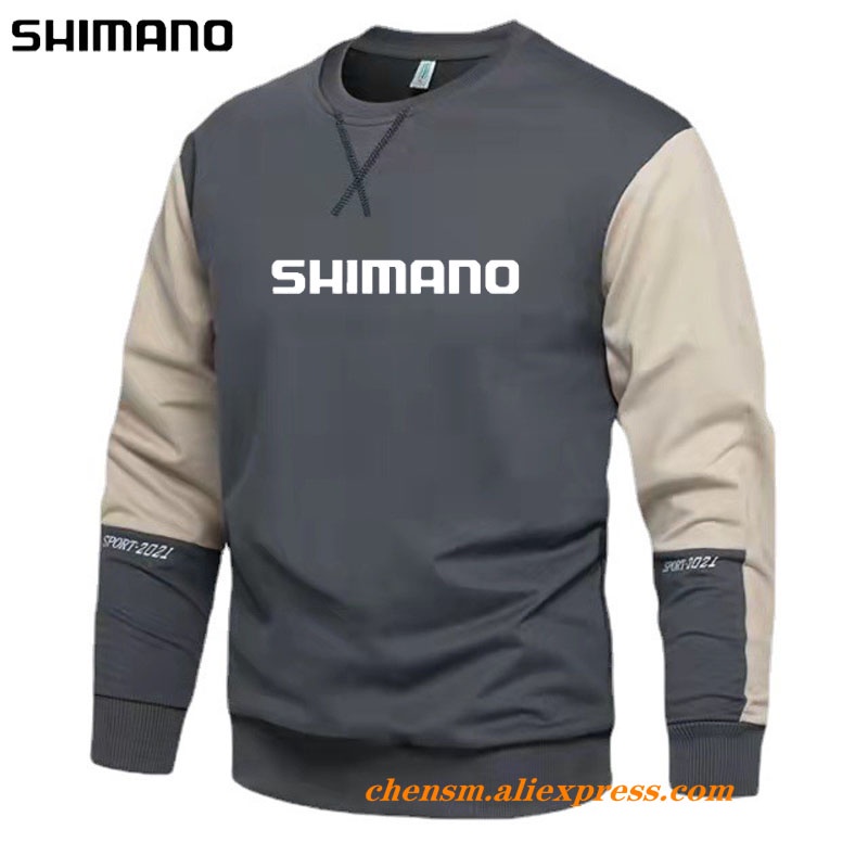 Shimano New Fishing Hoodie Shirt Mens Sweatshirts Plus Size Fashion Patchwork Male Sportswear Pullovers Hip Hop Round Neck Tracksuit Shopee Malaysia