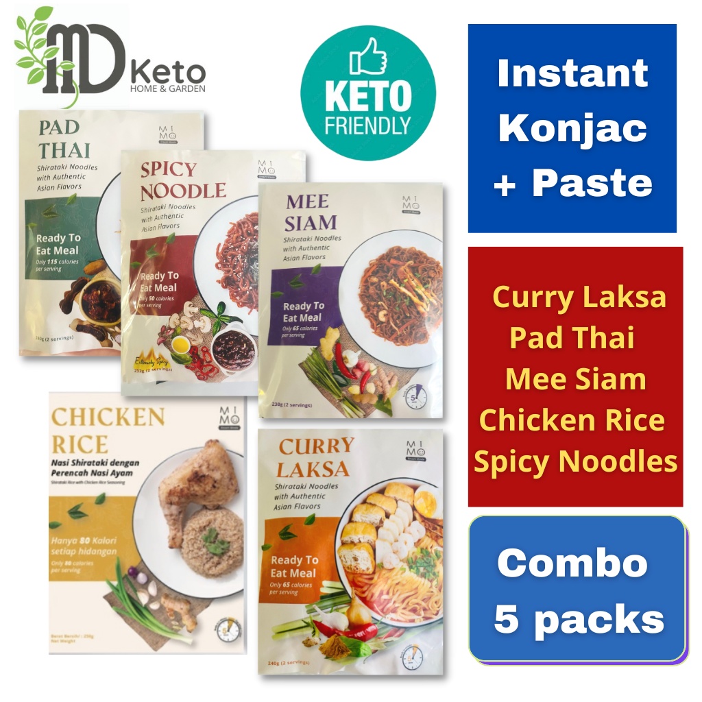 [MD Keto] MiMO 200g instant Shirataki Konjac Noodle carb meal