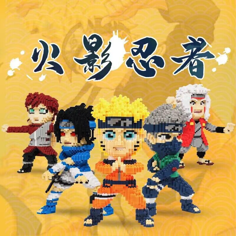 [Victoria_K]Naruto Shippuden Kakashi Sasuke Anime Blocks Cartoon Model ...