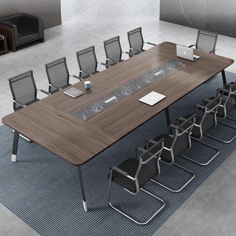 Conference table long table simple simple office desk conference room ...