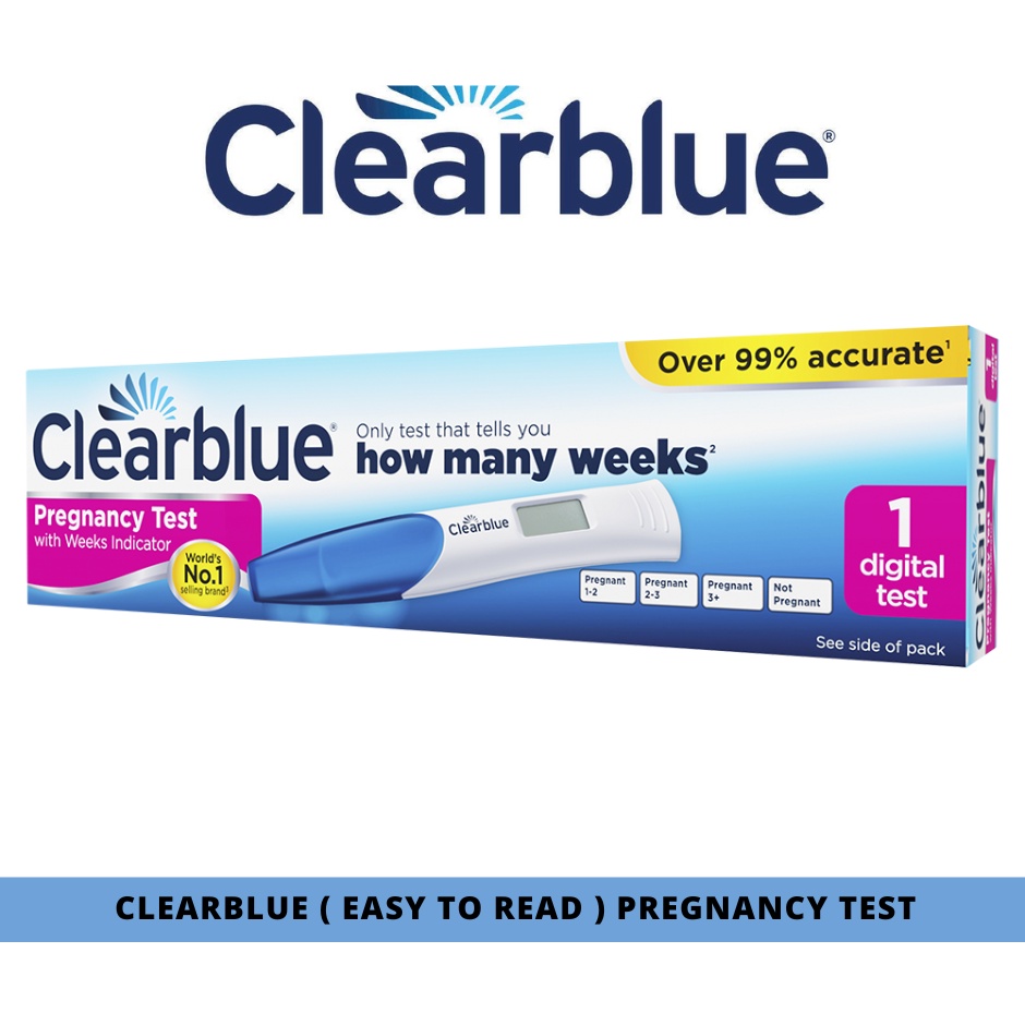 CLEARBLUE PLUS PREGNANCY TEST ( HOW MANY WEEKS ) Shopee Malaysia