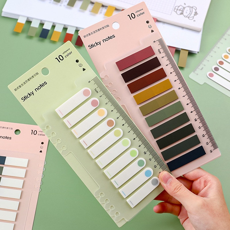 200pcs Colorful Sticky Note Memo Pad Lable Sticker Bookmarks Notepad ...