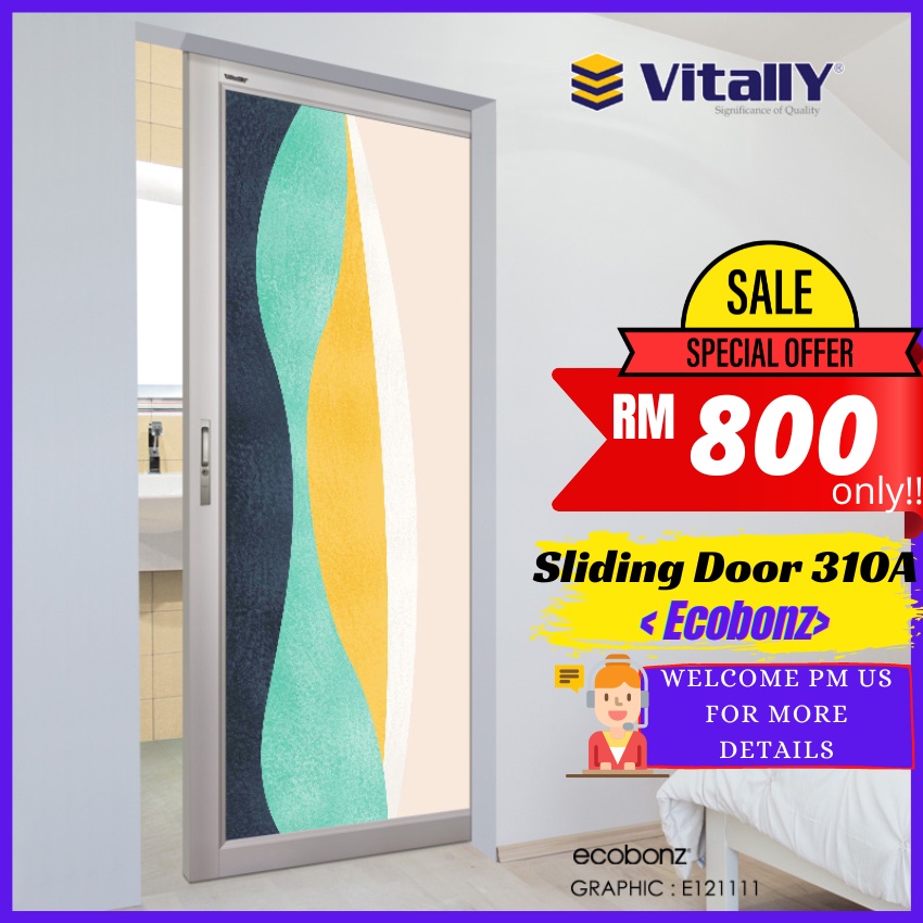 VITALLY SLIDING DOOR 310A (ECOBONZ) BATHROOM DOOR / STORE ROOM DOOR ...