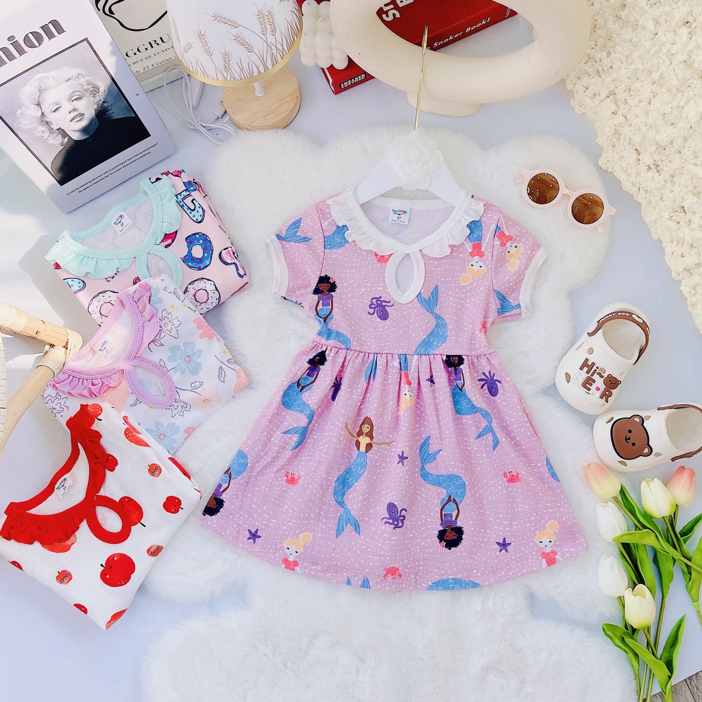 Cantik Baby (6M-3Y) Baby Girl Short Sleeve Dress | Shopee Malaysia