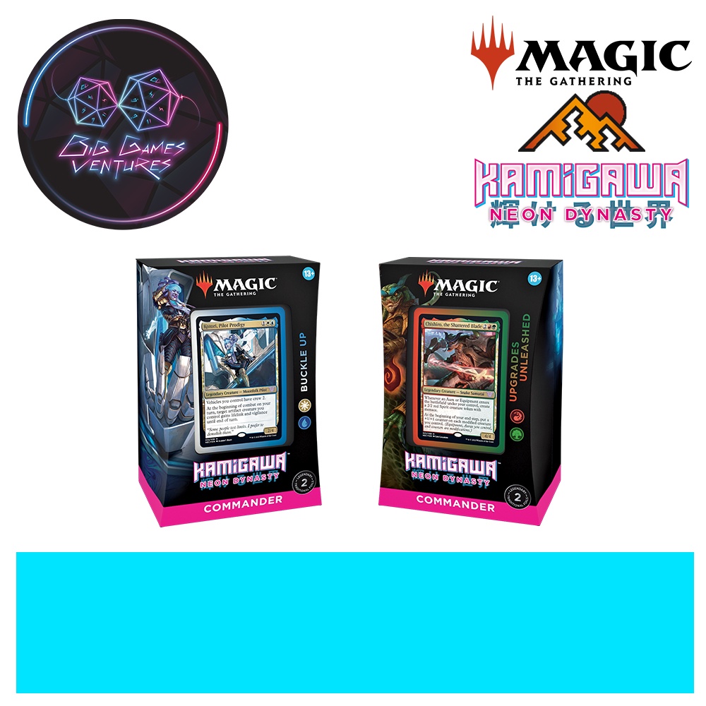 Magic The Gathering Kamigawa Neon Dynasty Commander Deck Shopee