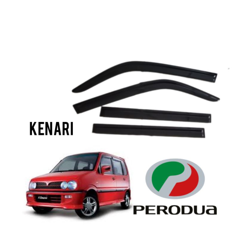 PERODUA KENARI ORIGINAL INJECTION DOOR VISOR | Shopee Malaysia