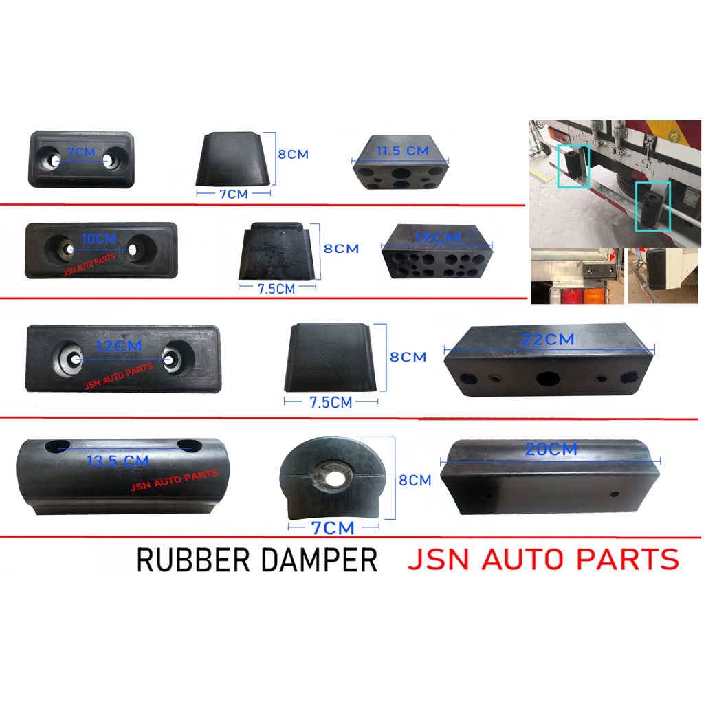 DAMPER RUBBER LORRY TRUCK AKSESORI | Shopee Malaysia