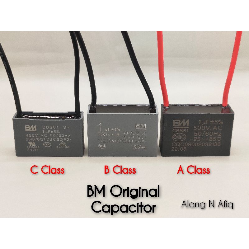 BM 1.0uf High Quality Original Ceiling Fan Capasitor / Kapasitor Kipas