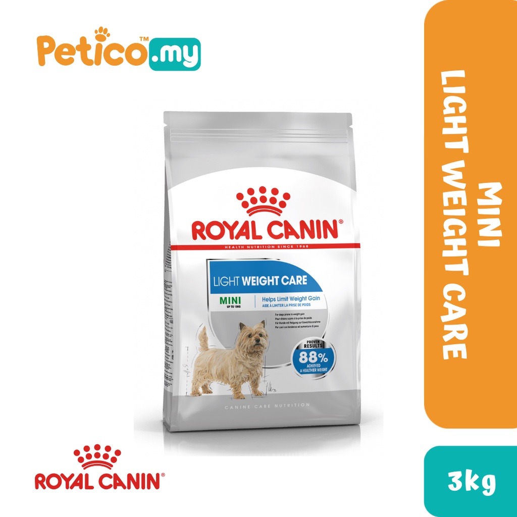 Royal canin mini light weight store care 3kg