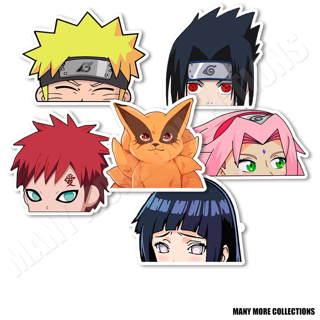 Naruto Anime Peeking Peeking Sticker | Shopee Malaysia