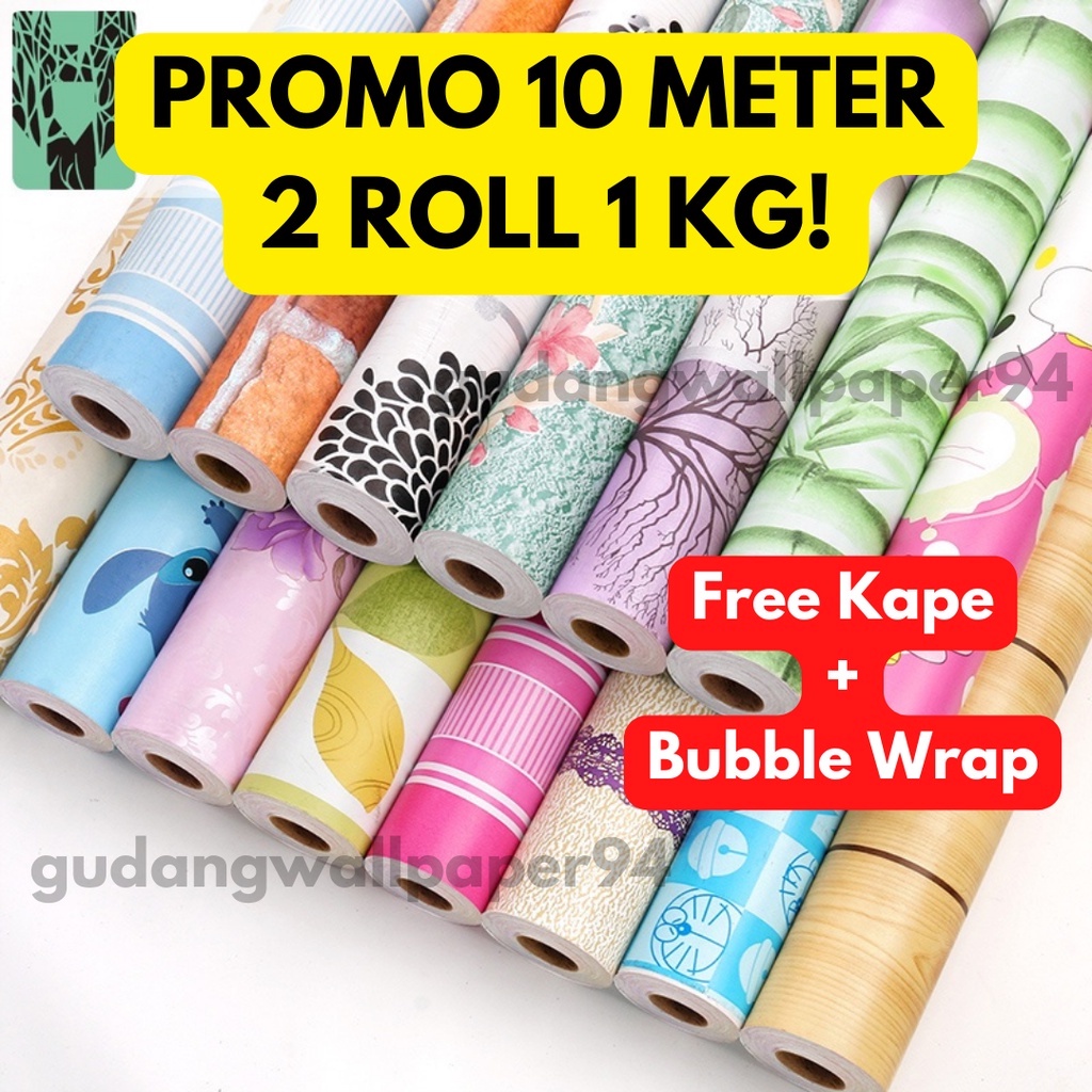 10 Meters Premium Wallpaper Warehouse Wall Paper/ Elegant Motif Wall ...